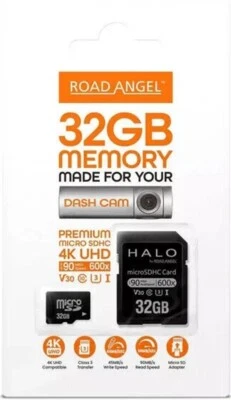 Road Angel Halo Micro SDHC 32GB Memory Card Class 10, UHS-I 90MB/s U3 +  Adapter - Image 1 of 4