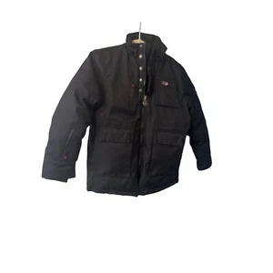 Awaknd Land Boys Black 14-16 Large Winter Parka Coat Jacket - Picture 1 of 9