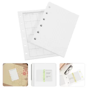 4 Pcs Digital Notizblock-Ordner Mini-Ordner Tragbares Notizbuch Mit Ringbindung - Bild 1 von 12