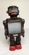Vintage Horikawa Japan Walking Super Astronaut TV Radar Robot Tin Toy VHTF