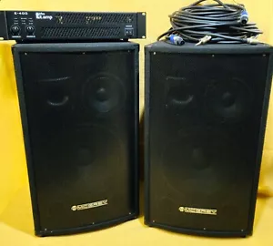 Stereo-Endstufe t.amp E400 (2x 310W/155W) inkl. 3-Wege-Boxen SL-12/3 (600W/8ꭥ) - Bild 1 von 12
