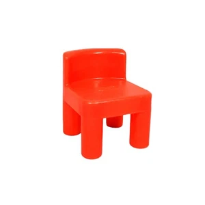 Little Tikes Dollhouse Furniture Vintage Miniatures Red Chair Replacement HTF - Picture 1 of 6