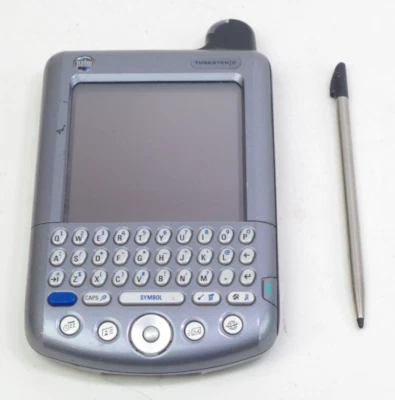 Palm Tungsten W Silver 320x320 LCD Touchscreen PDA Untested - Image 1 of 2