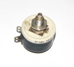 Vishay SFERNICE Wirewound Rheostat Potentiometer 10 Ohm Ohms 10% 12W - Picture 1 of 11