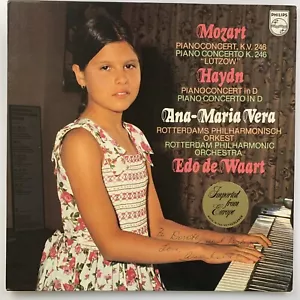 ANA-MARIA VERA age 11 *signed LP MOZART K.246/HAYDN Concerto in D PHILIPS M-/EX - Imagen 1 de 4