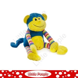 Milo Monkey Bright Striped Blue (38cmHT) - Picture 1 of 2
