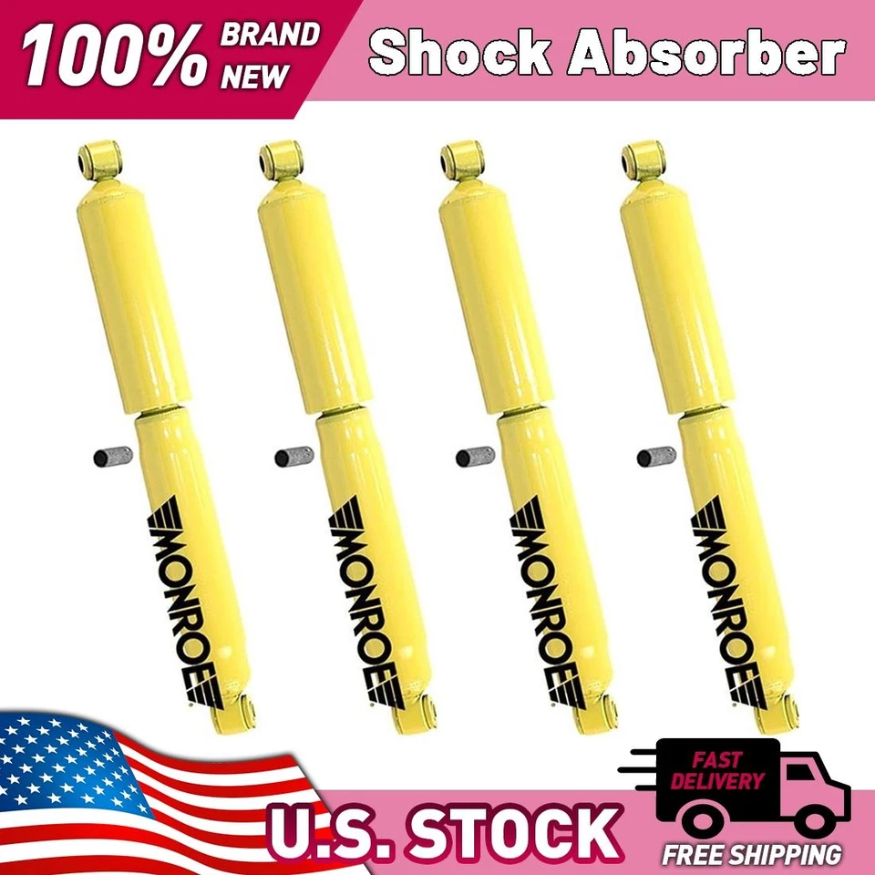 Monroe Front Rear Shock Absorbers for 1975 1976 1977 1978 Jeep J10 J20 6.6L - Image 1 of 4