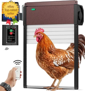 Puerta automática de gallinero con energía solar automática para pollo - Imagen 1 de 8