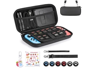 11-in-1 NS Switch / Switch OLED Zubehörset - Tragetasche + Daumenkappen - Bild 1 von 2