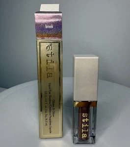 STILA - Glisten & Glow Liquid EYE SHADOW Long Wearing - Color Brook - 4.5ml NEW - Picture 1 of 10