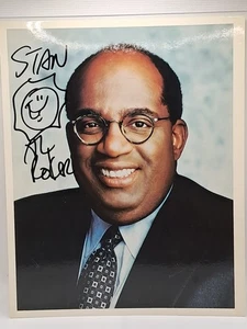 Al Roker Weatherman TV-Moderator signiertes 8 x 10 Foto The Today Show mit Skizze - Bild 1 von 4