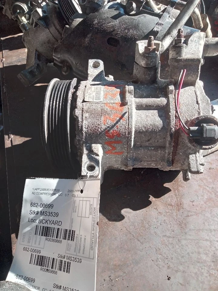 Used A/C Compressor fits: 2009 Jeep Patriot AT Grade A Foto 1 de 4