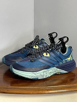 Tenis para correr Hoka One One Speedgoat 3 suela Vibram azul para mujer 8’s Foto 1 de 4