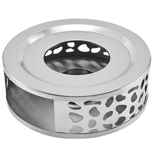 TeewäRmer KaffeewäRmer Aus Edelstahl mit Teelichthalter Teesockel Hohl Gesc5879 - Bild 1 von 8