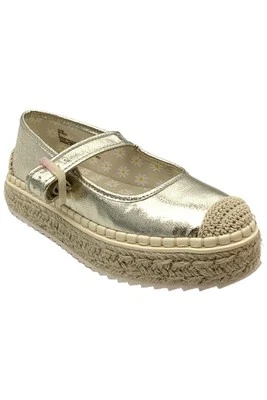 Steve Madden Niño Niña Elise Mary Jane Dorado Foto 1 de 3