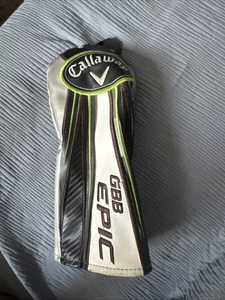 CALLAWAY GBB EPIC FAIRWAY WOOD HEADCOVER Head Cover Black Green White 3 - Picture 1 of 6