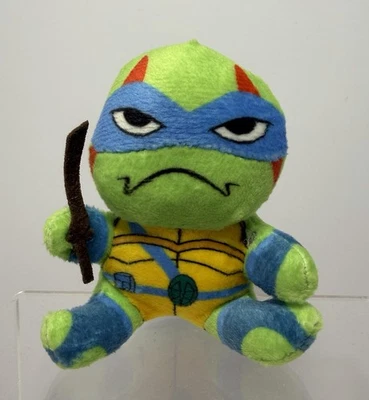 Danli 2019 Rise of the TMNT Leonardo 4" Peluche Tortugas Ninja Nickelodeon Rusia Foto 1 de 4