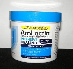 AmLactin Intensive Healing Körpercreme 12 Oz Peeling Feuchtigkeitscreme AHA 15% - Bild 1 von 4