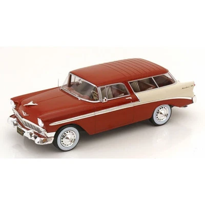 Kkdc181294 1/18 Chevrolet Bell Air Nomad Custom 1956 Brown Metallic/Cream Daika - Image 1 of 4