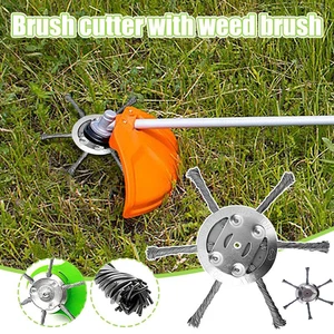 Lawn Mower Steel Wire Grass Trimmer Head Brush Cutter Weed Eater Trimmer Head US - Picture 1 of 16
