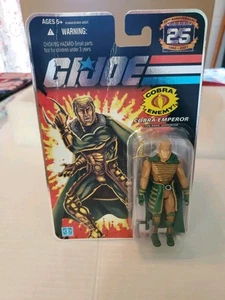 GI Joe 25th Anniversary Serpentor (Cobra Emperor) 2007 New (#63464) Silverfoil - Bild 1 von 5