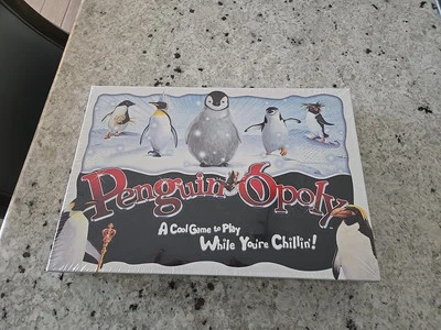 Penguin-Opoly Board Game NEW SEALED. Made by  Late for the Sky  - Image 1 of 4