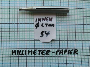 PUNTA DE SOLDADURA MANGUITO D=6x43mm INTERIOR 4mm Art.Nr. 54 cobre-bit 23498 - Imagen 1 de 1