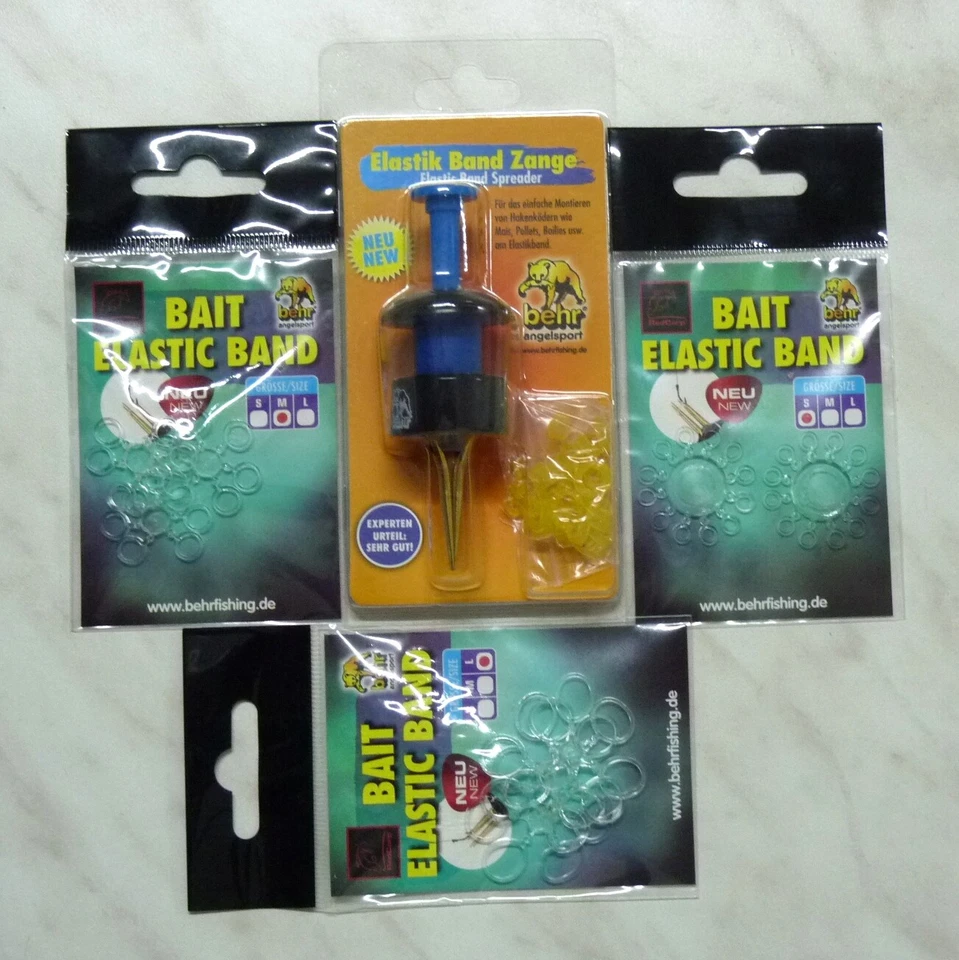 Behr Bandzange Pelletzange Bander Pelletring Bait Elastic Band Pellet Ring - Bild 1 von 1