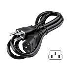 5ft AC Power Cord Cable For Vizio XVT3D554SV XVT3D650SV XVT423SV 3-prong Wire