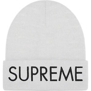 Supreme Beanie Gray Hats for Men for sale | eBay