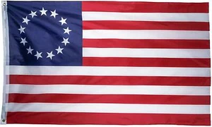 US Betsy Ross Flag 3X5 Ft American USA Historical 13 Star Flag Outdoor Indoor - Picture 1 of 6