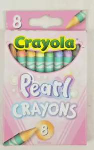Pastelli Crayola Pearl 8 pezzi forniture per il ritorno a scuola colore speciale limitato - Foto 1 di 2