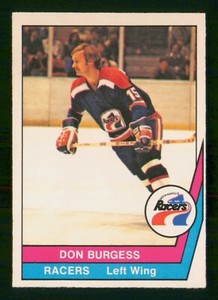 DON BURGESS 1977-78 O-PEE-CHEE WHA 77-78 NO 66 NRMINT+  58704