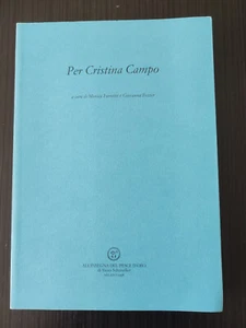 PER CRISTINA CAMPO - ALL'INSEGNA DEL PESCE D'ORO di Vanni Scheiwiller 1998 - Imagen 1 de 6