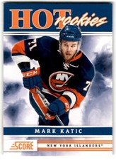 2011-12 Score Mark Katic Rookie #519 New York Islanders