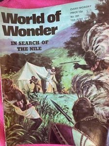 Vintage World Of Wonder Magazine 221 15 June 1974 Nature History Nile - Picture 1 of 2
