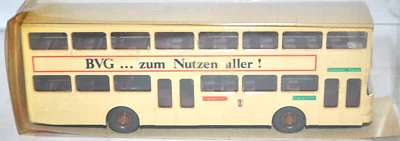 Autobús de doble cubierta Wiking 730 (730/10) MAN SD 200 ("BVG") - NUEVO con CAJA Foto 1 de 4