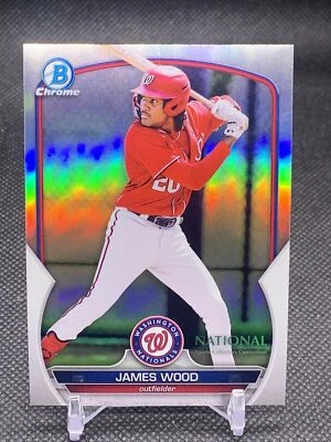 James Wood 2023 Topps Bowman Chrome NSCC National Exclusive Refractor #MLB-37 - Image 1 of 4
