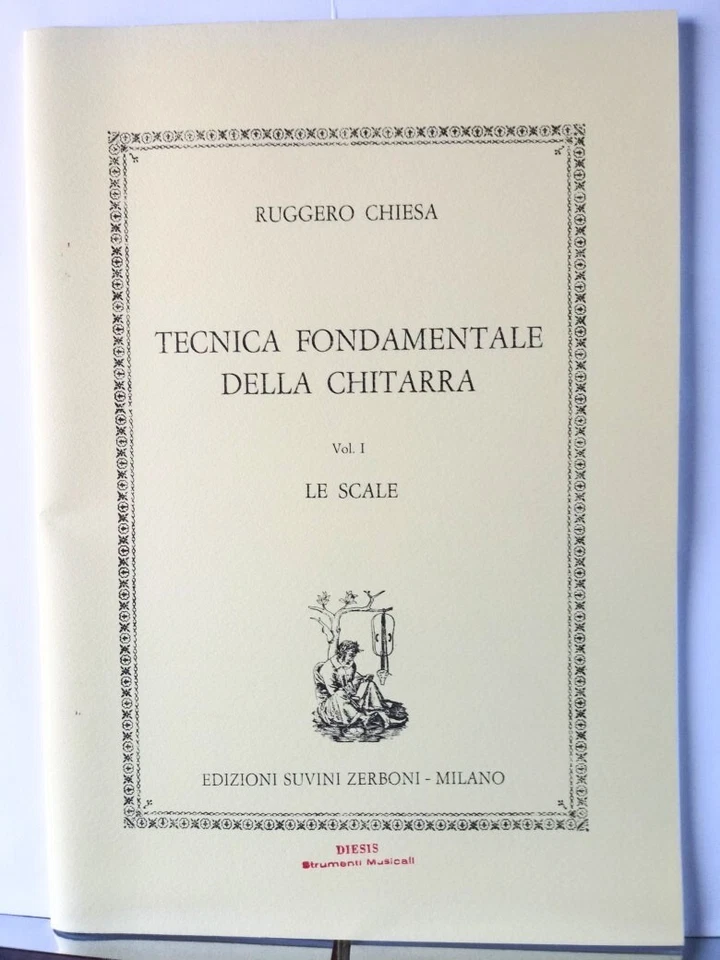 CHIESA 1 Tecnica fondamentale chitarra vol. I Scale, Spartito Ed. Suvini Zerboni - Immagine 1 di 1