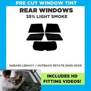 Pre Cut Window Tint For Subaru Legacy / Outback Estate 2005-09 - 35% Light Rear - Picture 1 of 6