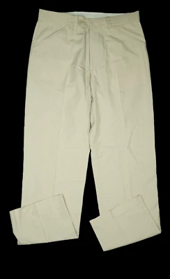 Phönix Fanetti Herren Stoff Chino Hose Business Anzug 50 W33 L34 beige dünn NEU - Bild 1 von 4