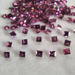 ChristmasGift,Natural Rhodolite Purple Garnet Loose Gemstone Facete Jewelry,Pc50