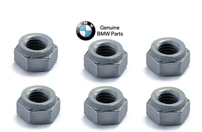 Set of 6 Lock Nut 10mm Driveshaft Flex for BMW 1967-1997 E10 E12 E21 E23 E30 E32 - Image 1 of 4