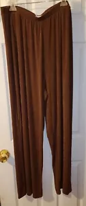Damenhose Übergröße Cathy Ireland braun Stretch 2X Nylon - Bild 1 von 5