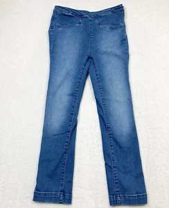 Pilcro Jeans Womesn 26 Blue Fade High Rise Denim Legging Side Zip Stretch Anthro - Picture 1 of 11