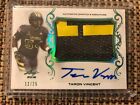 Taron Vincent Ohio State 2018 Leaf Army All American Football Patch Auto 12 25