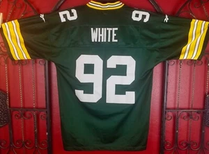 Green Bay Packers - Reggie White - Vintage Reebok Throwback Jersey - Size Large - Picture 1 of 5