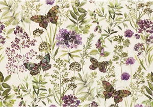 14 ct. Amethyst Butterflies Note Cards - Imagen 1 de 3