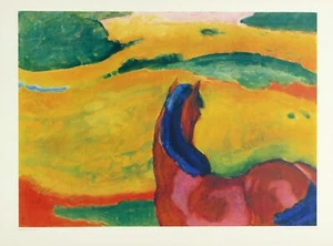 Franz MARC, Pferd in Landschaft - Lichtdruck - Bild 1 von 1