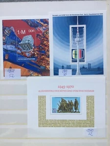 DDR Block 30 , 32 , 52 , postfrisch - Bild 1 von 1